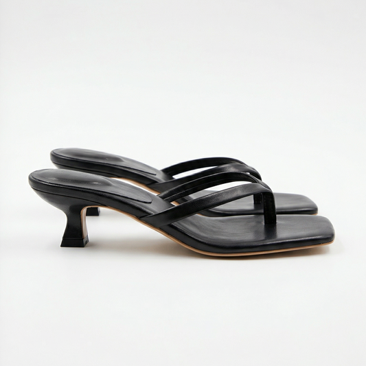 Lowella Dames Lage Hak Sandalen