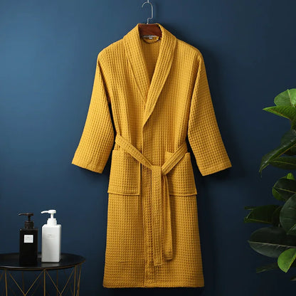 Ademende Katoenen Badjas – Luxe & Comfort voor Heren en Dames | 100% Premium Katoen