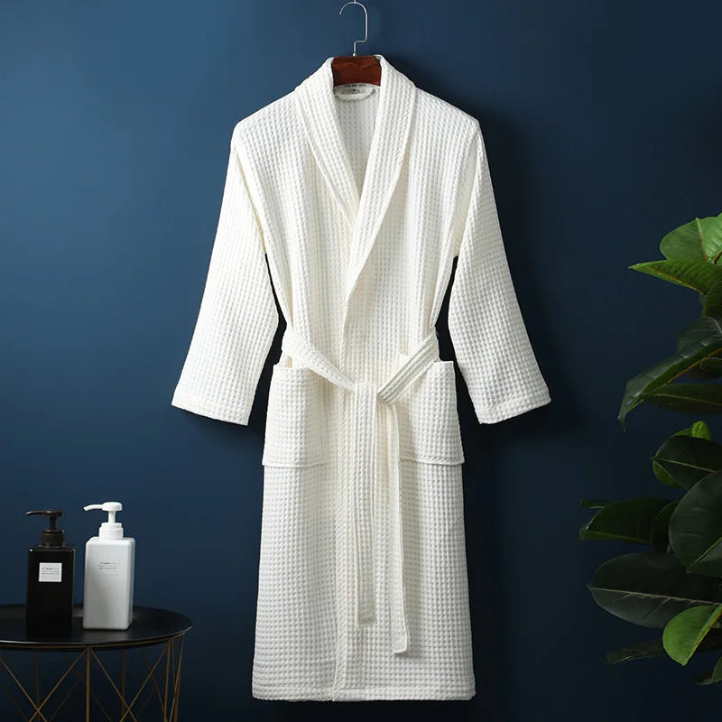 Ademende Katoenen Badjas – Luxe & Comfort voor Heren en Dames | 100% Premium Katoen