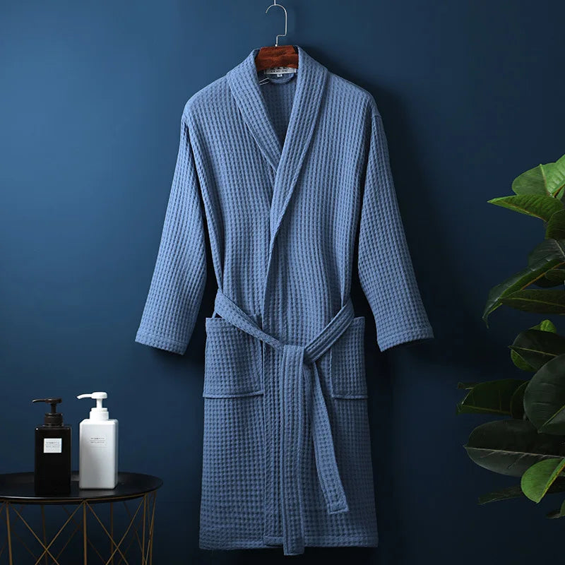 Ademende Katoenen Badjas – Luxe & Comfort voor Heren en Dames | 100% Premium Katoen