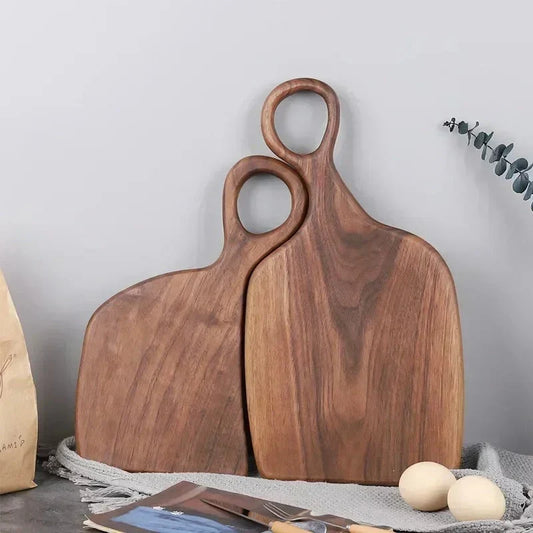 WalnutCraft – 2-Pack Walnoothouten Snijplanken – Stijlvolle & Duurzame Keukenaccessoires