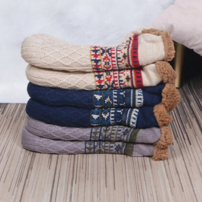 ThermoGrip – Warme Antislip Wintersokken voor Thuisgebruik | Unisex Comfort en Veiligheid | 3-Pack