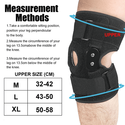 PowerKnee | Kniebrace | Verstelbaar en Scharnierend | Optimale Ondersteuning & Comfort