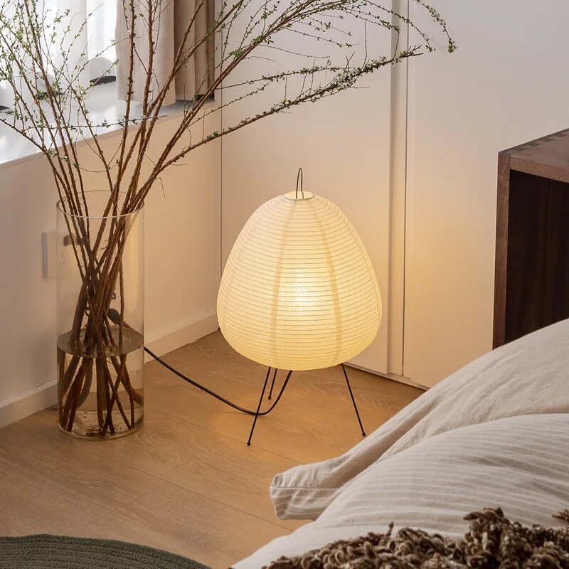 ZenGlow - Japanse rijstpapieren lamp voor stijlvolle interieurs