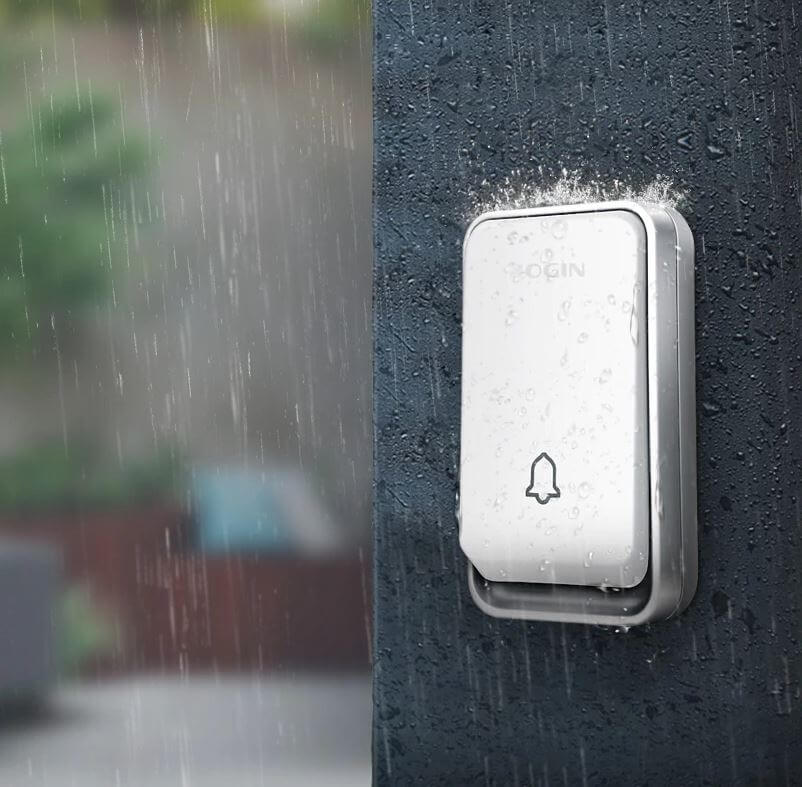 Draadloze Slimme Deurbel Zonder Batterij – Waterdicht, Energieopwekkend & 120m Bereik