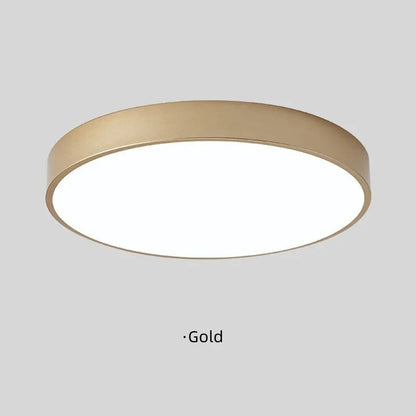 Moderne LED plafondlamp rond - roze/grijs - metaal - Ø40cm - energiezuinig