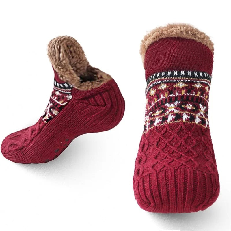 ThermoGrip – Warme Antislip Wintersokken voor Thuisgebruik | Unisex Comfort en Veiligheid | 3-Pack