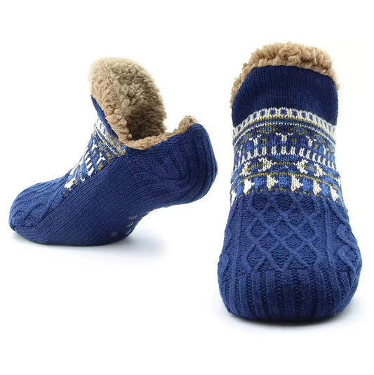 ThermoGrip – Warme Antislip Wintersokken voor Thuisgebruik | Unisex Comfort en Veiligheid | 3-Pack