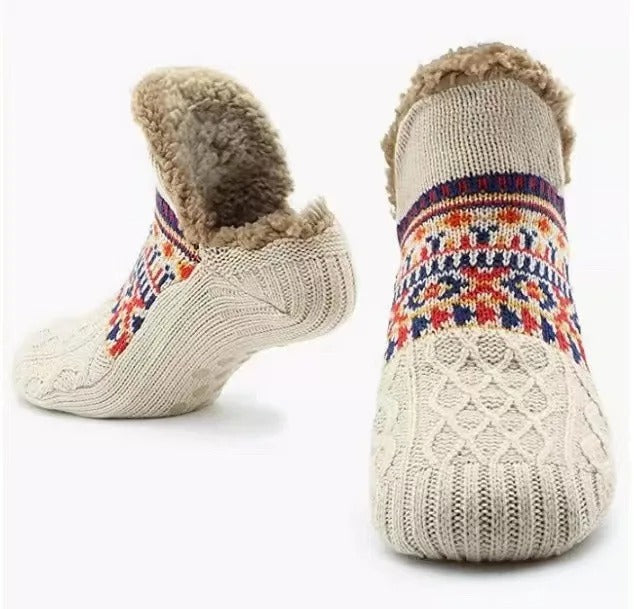 ThermoGrip – Warme Antislip Wintersokken voor Thuisgebruik | Unisex Comfort en Veiligheid | 3-Pack