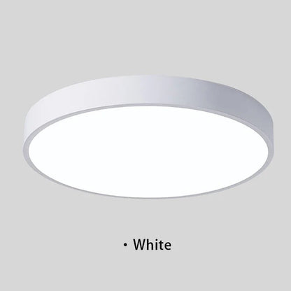 Moderne LED plafondlamp rond - roze/grijs - metaal - Ø40cm - energiezuinig