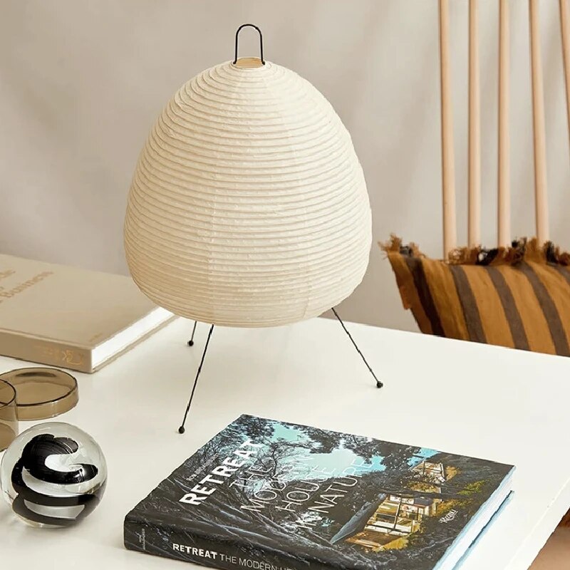 ZenGlow - Japanse rijstpapieren lamp voor stijlvolle interieurs