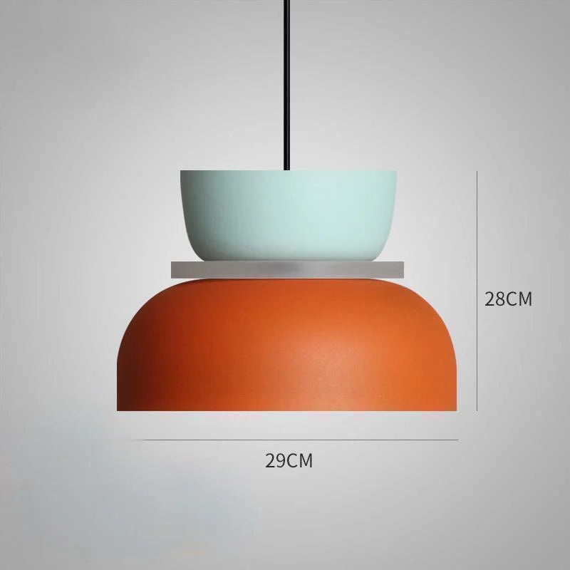LumoPastel – Scandinavische Pastel Hanglamp – Moderne Opknoping Lamp voor Woonkamer, Keuken & Eetruimte