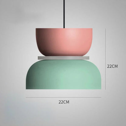 LumoPastel – Scandinavische Pastel Hanglamp – Moderne Opknoping Lamp voor Woonkamer, Keuken & Eetruimte