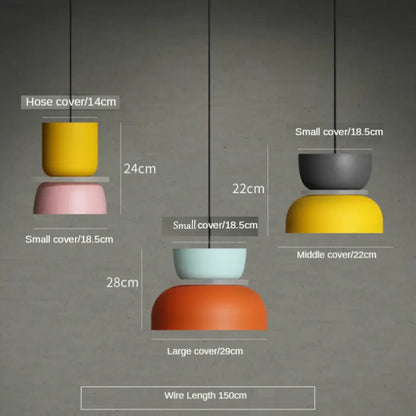 LumoPastel – Scandinavische Pastel Hanglamp – Moderne Opknoping Lamp voor Woonkamer, Keuken & Eetruimte