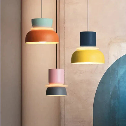 LumoPastel – Scandinavische Pastel Hanglamp – Moderne Opknoping Lamp voor Woonkamer, Keuken & Eetruimte