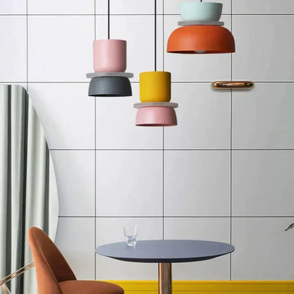 LumoPastel – Scandinavische Pastel Hanglamp – Moderne Opknoping Lamp voor Woonkamer, Keuken & Eetruimte
